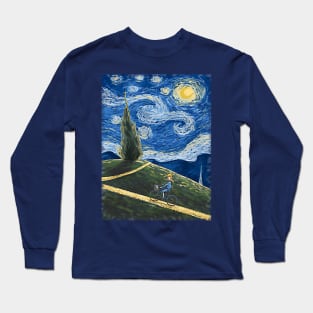 STARRY NIGHT (Behind the masterpiece painting) Long Sleeve T-Shirt